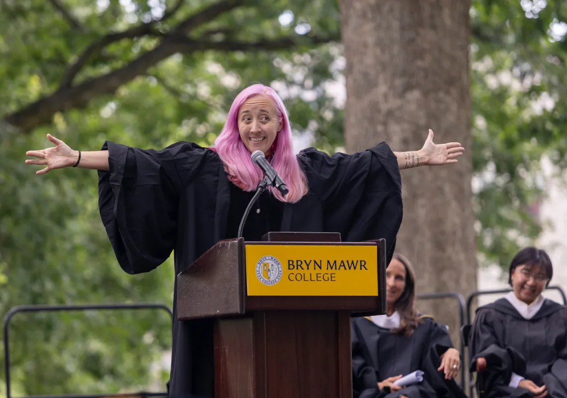 Selby Hearth at convocation