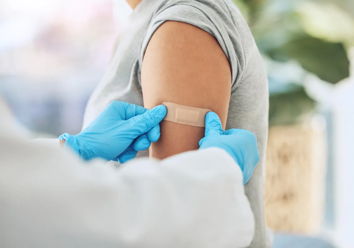 Vaccine and bandaid stock
