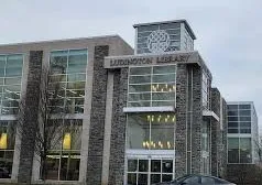 exterior view of Ludington Library, Bryn Mawr, PA. 