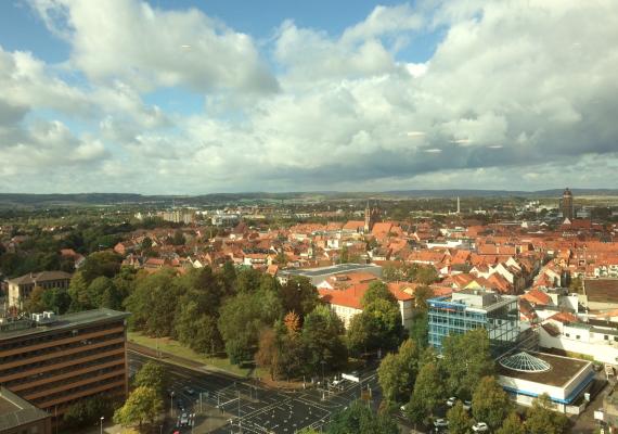 View from city hall of Göttingen