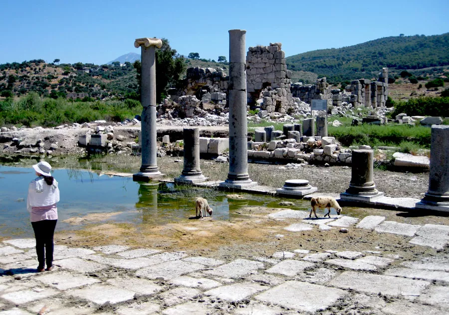 Rachel Starry at a Roman site in Lycia