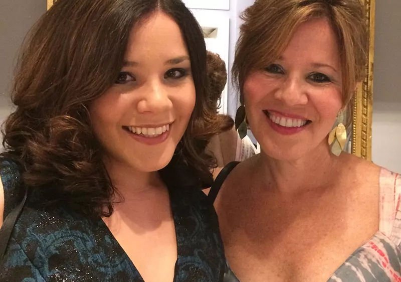 Alexandra Acabá Berrocal '18 and Maria Berrocal '82