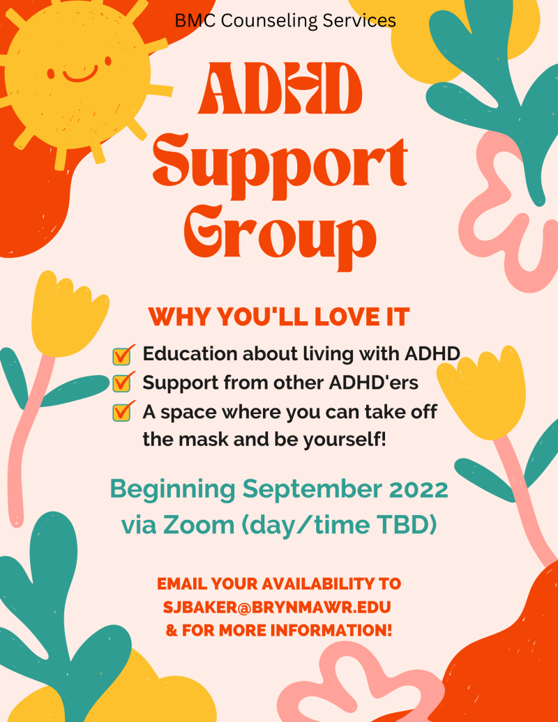 ADHD Support Flyer