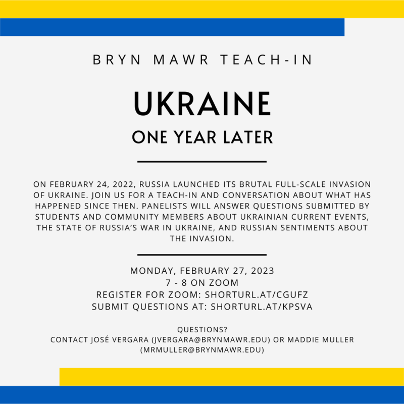 Ukraine One Year Later event image