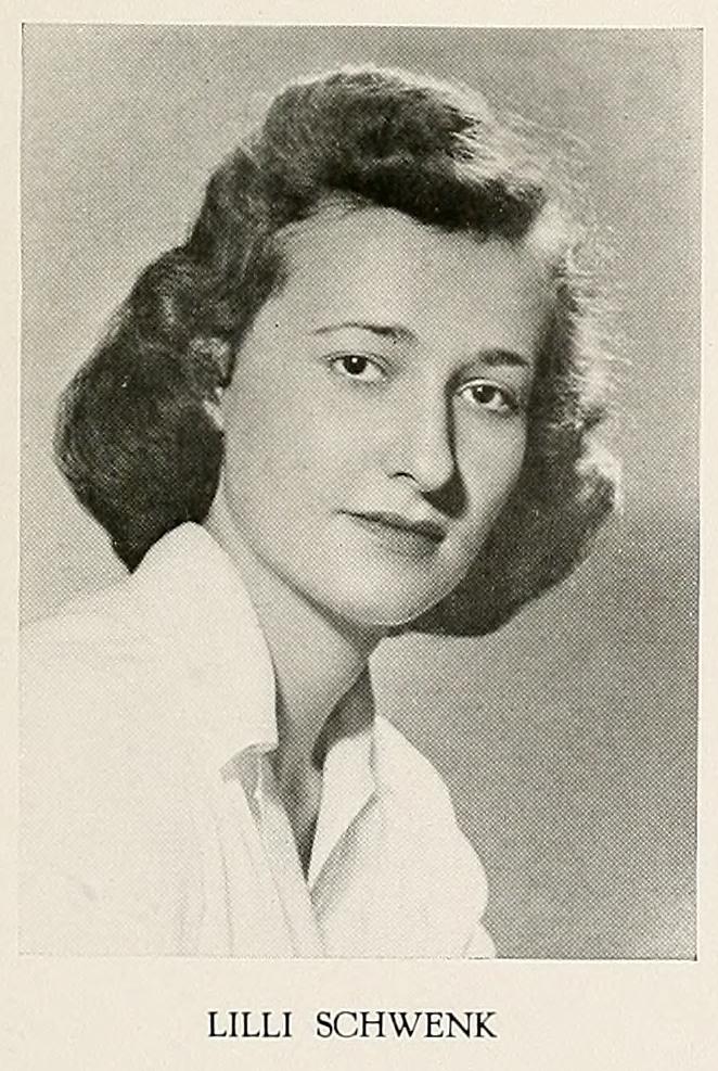 Yearbook photo of Lili Schwenck