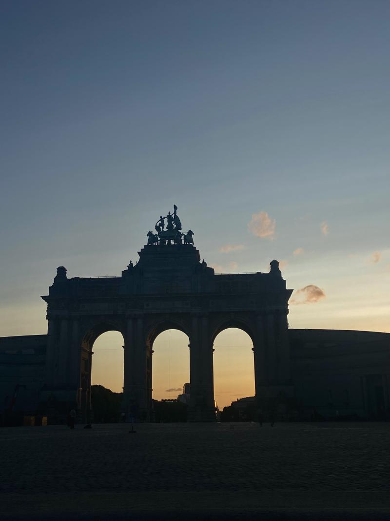 Cinquantenaire, one of the landmarks of Brussels