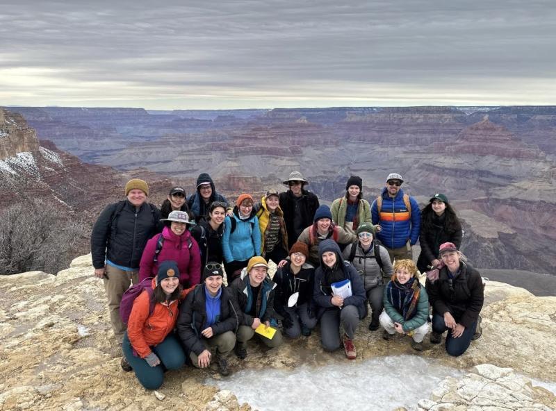 Geology department at the Grand Canyon in Arizona