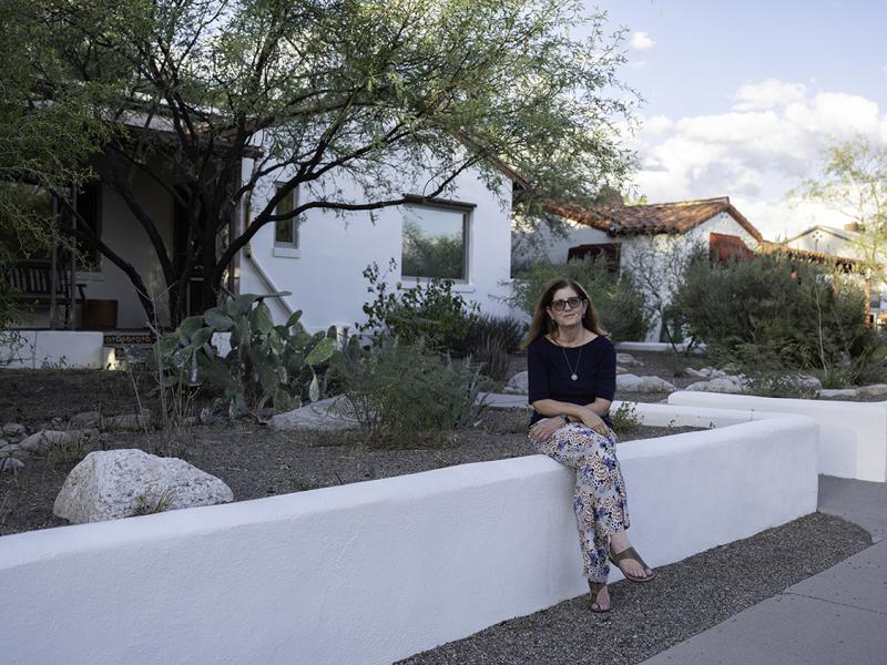 Mary K. Gilliland at her home in Tucson