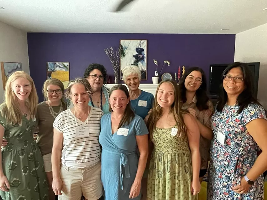 Alumnae/i at the Colorado-Wyoming Send-Off Party, hosted by Kirsi Aulin ’92 and the Bryn Mawr Club of Colorado/Wyoming.