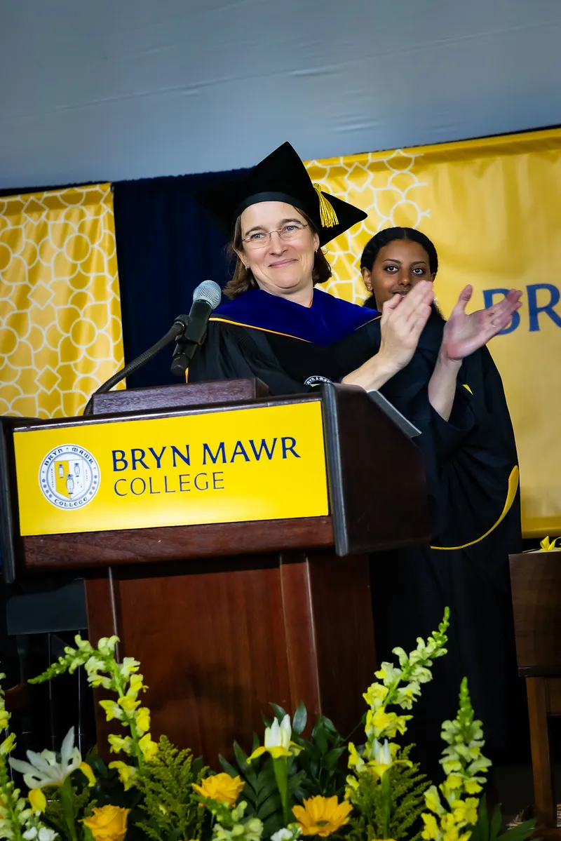 Wendy Cadge at Commencement