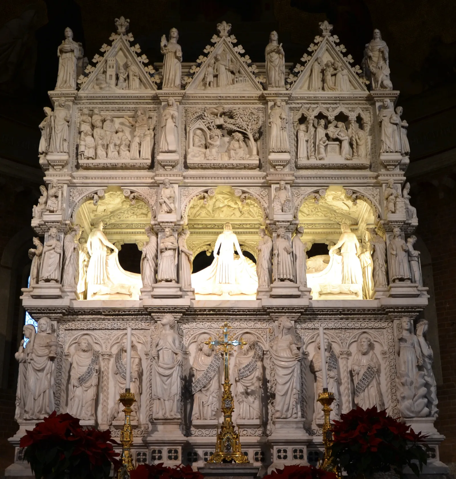 Augustine's tomb in Pavia.