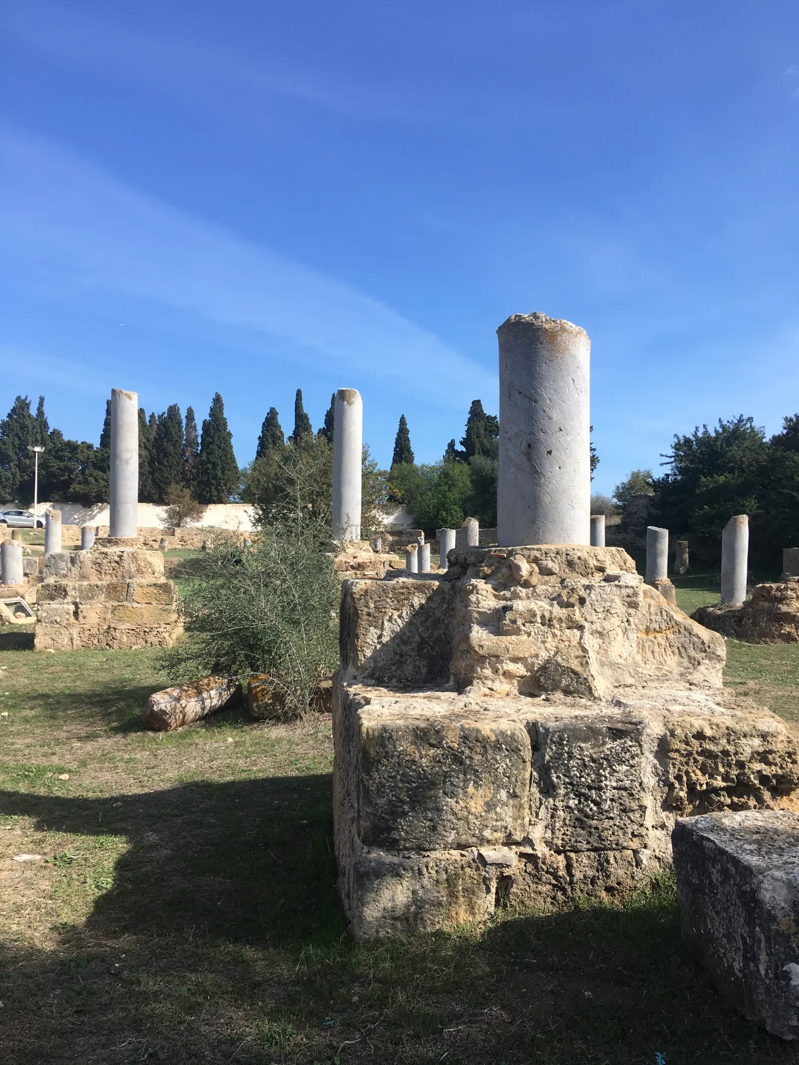 The ruins of a church in Carthage where Augustine preached.