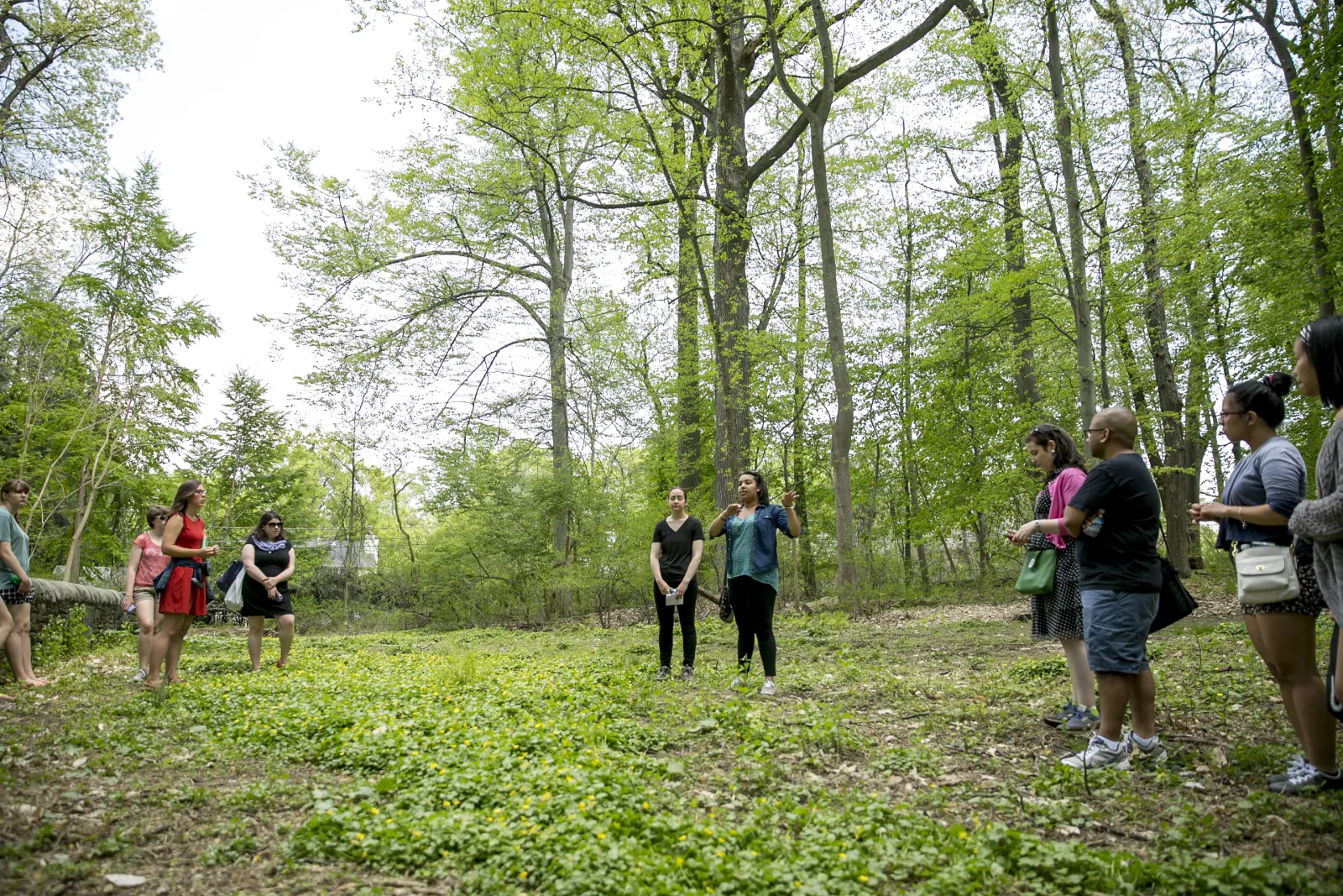 A Black at Bryn Mawr tour in 2015.