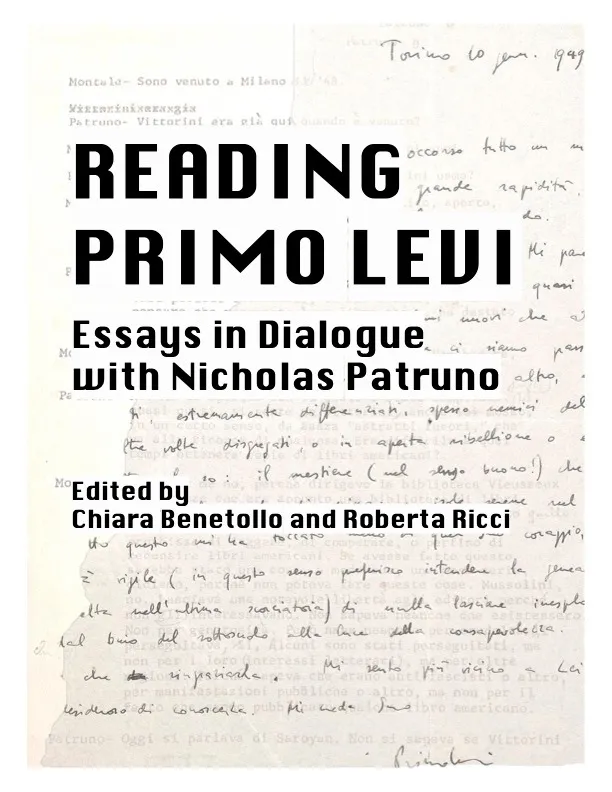 Reading Primo Levi book cover