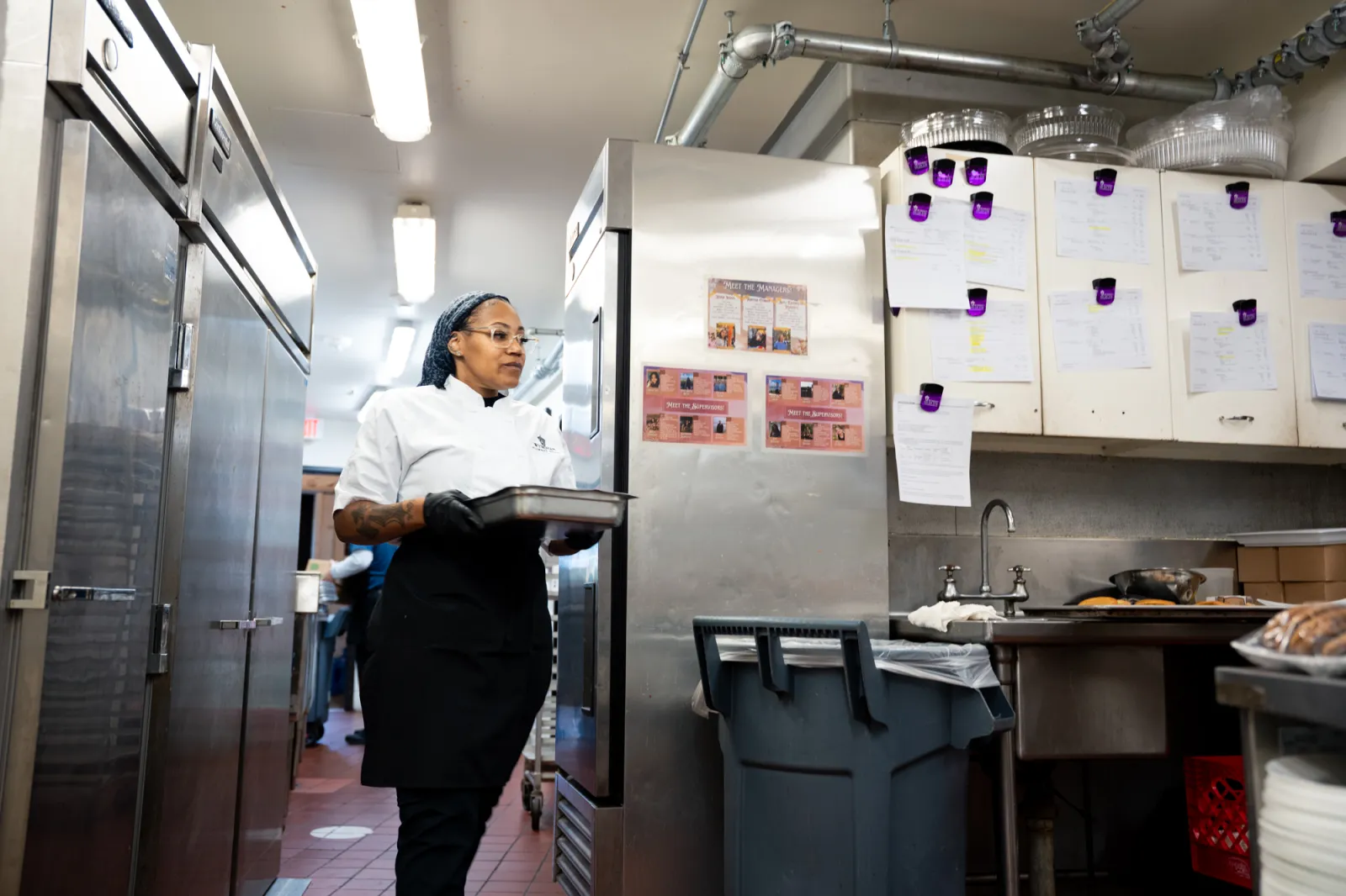 Tiffany White in Wyndham's kitchen.