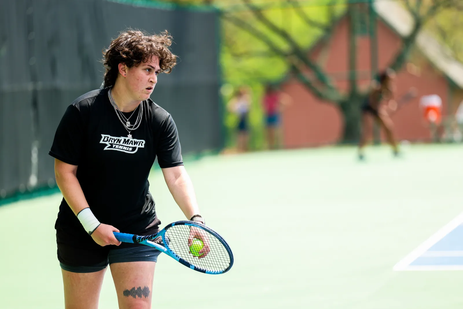 Sophie Fenster on tennis courts