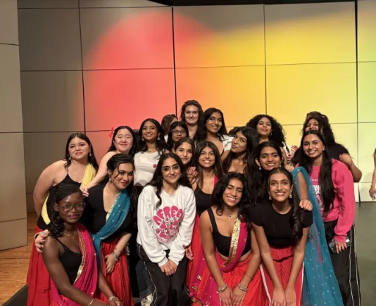 Priyanka and her dance team