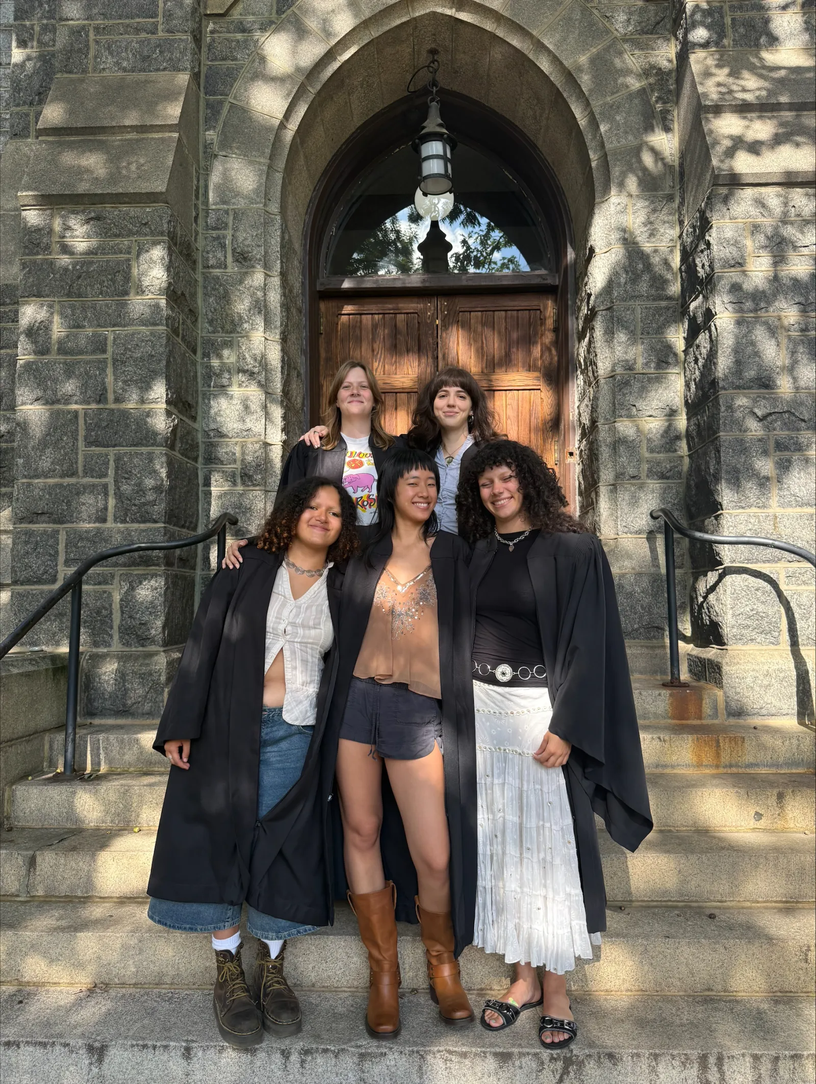 Naveah on senior steps