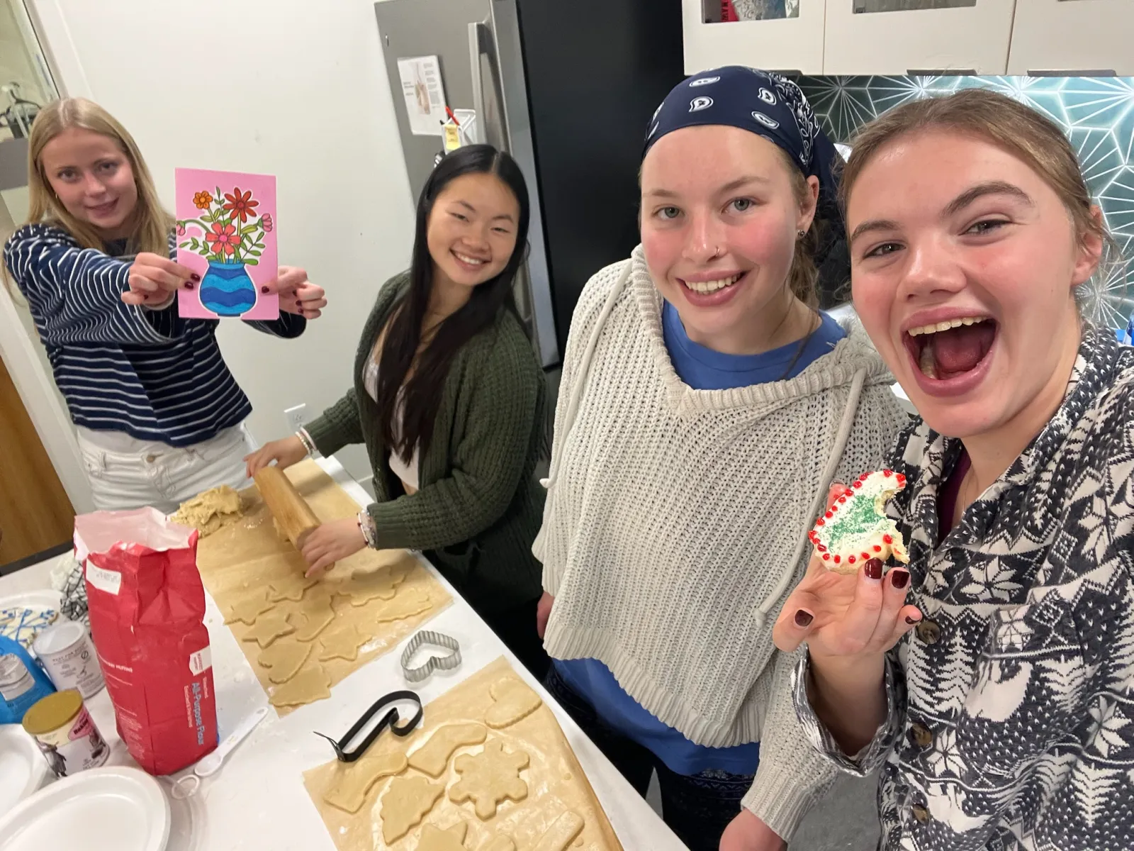 Charlene and friends