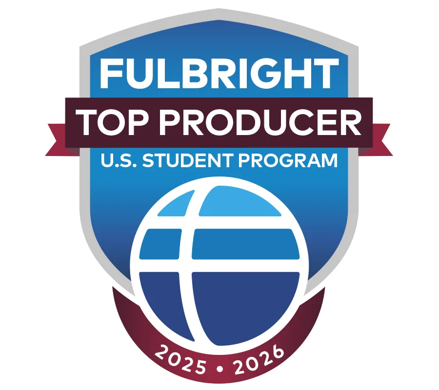 Badge naming Bryn Mawr a top Fulbright Producer