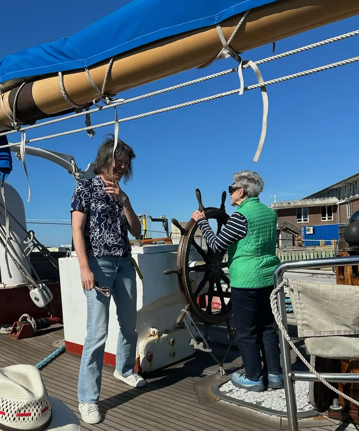 Erin Bryant ’94 at sea