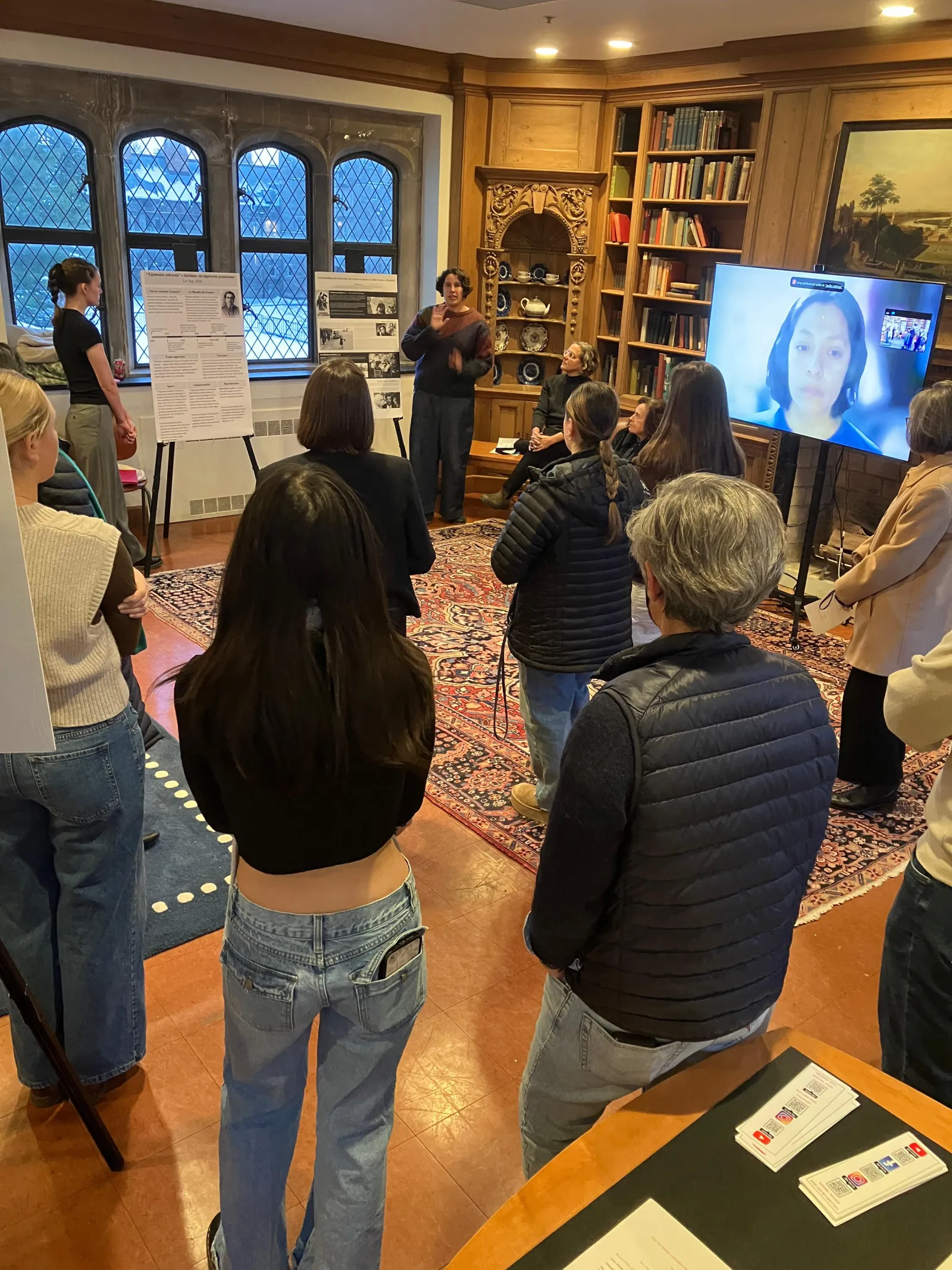 Students present projects at event for Italian course