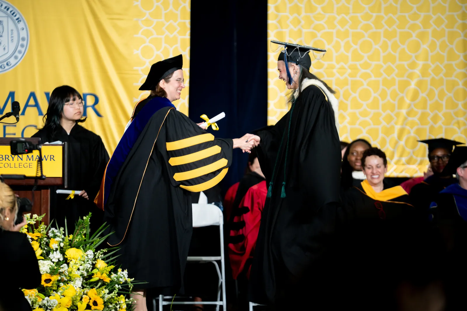 Wendy Cadge awarding diplomas in 2026