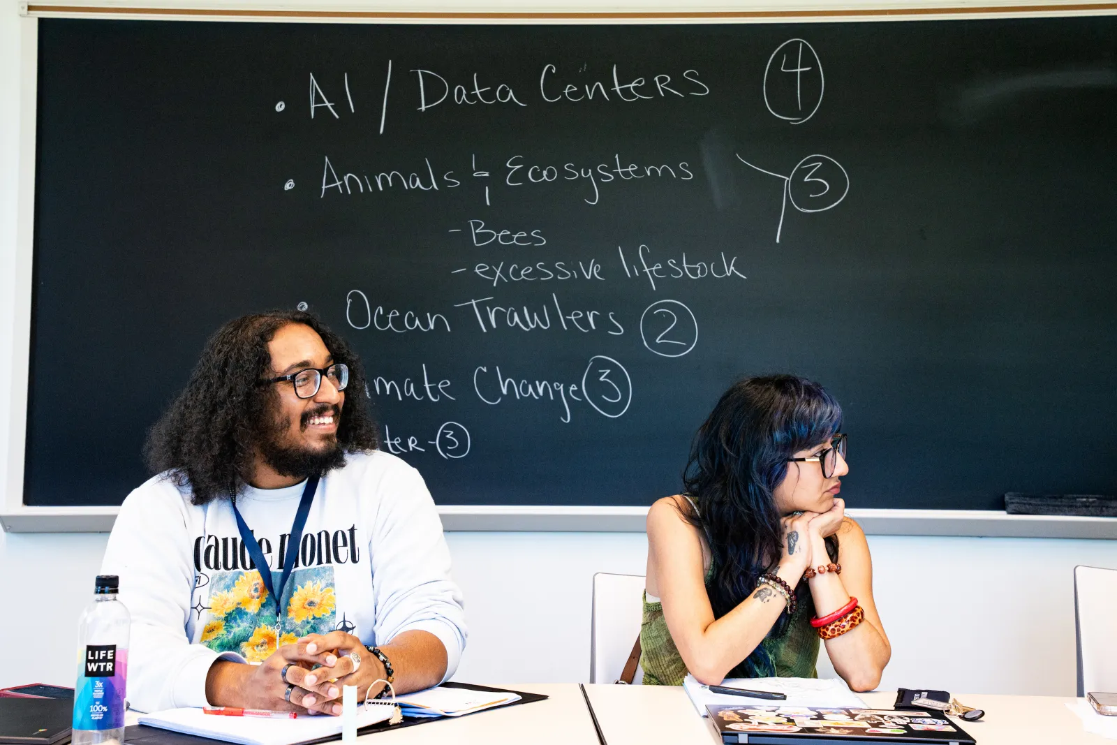 students in a classroom