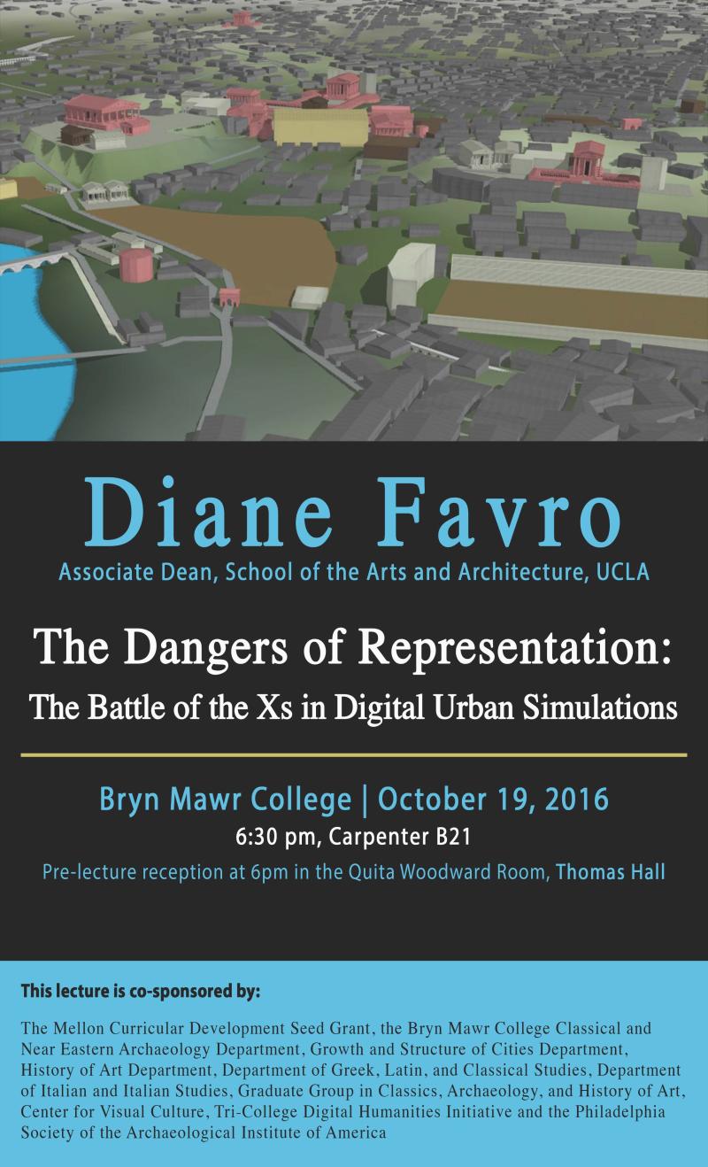Diane Favro poster