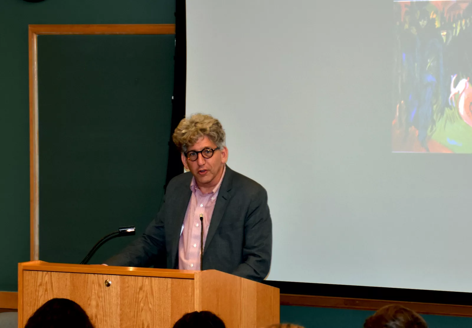 Dr. Kenneth Lapatin, Curator of Antiquities at the J. Paul Getty Museum delivers concluding remarks