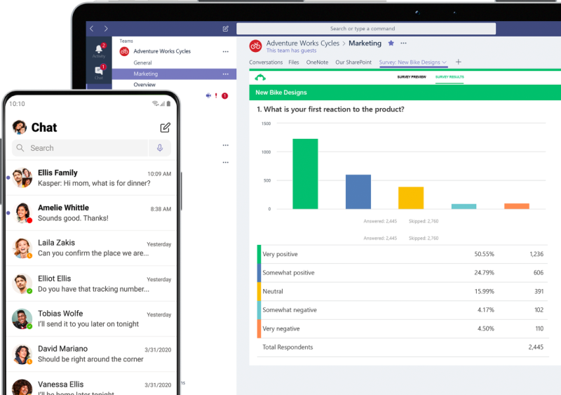 Image from Microsoft Teams 2020