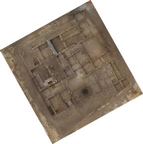 Site plan of the excavations at Morgantina, Sicily