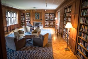 Quita Woodward Room in Canaday Library on Bryn Mawr Campus