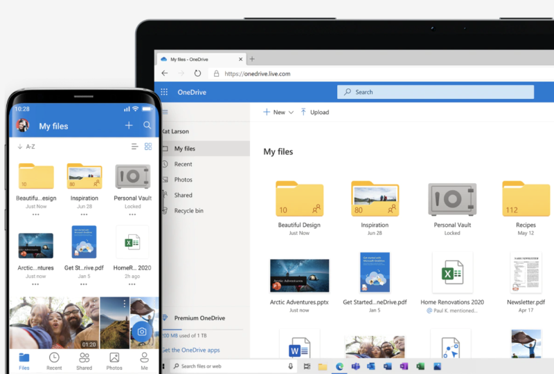 Image from Microsoft OneDrive 2020