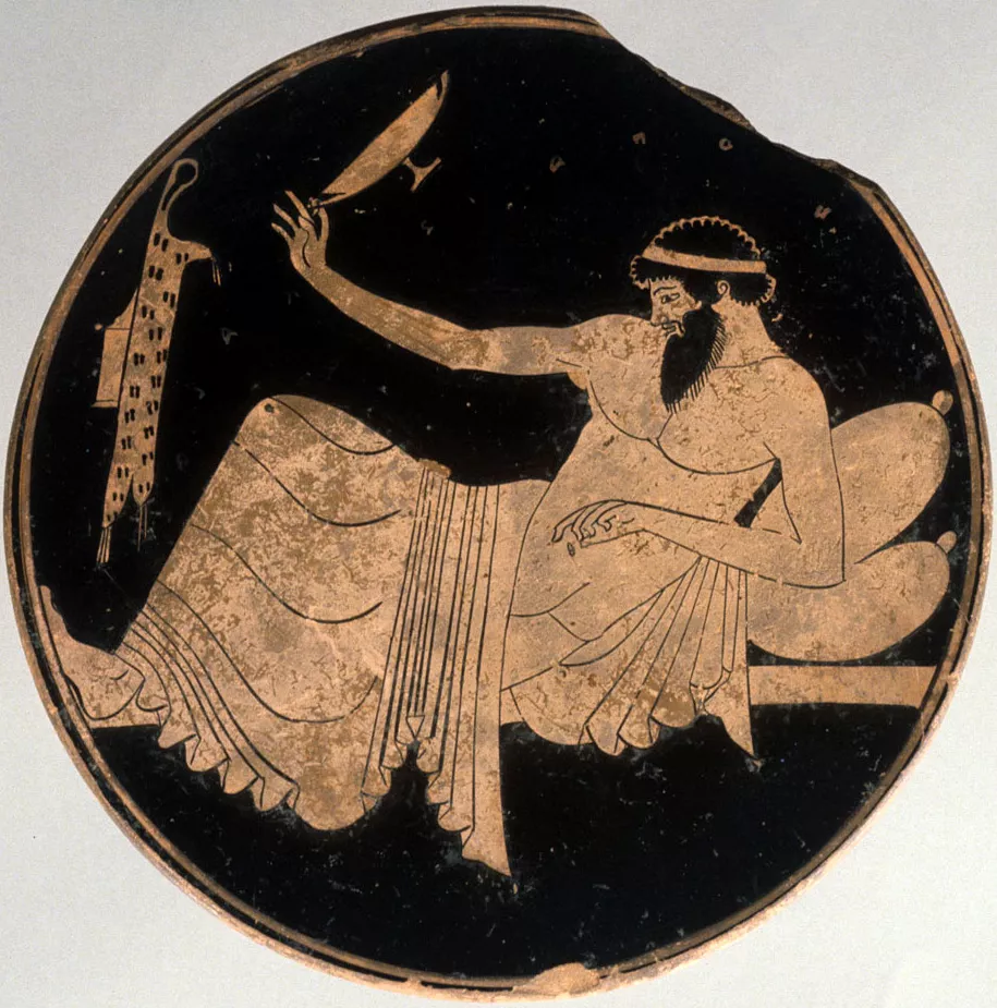 Attic Red-Figure Plate