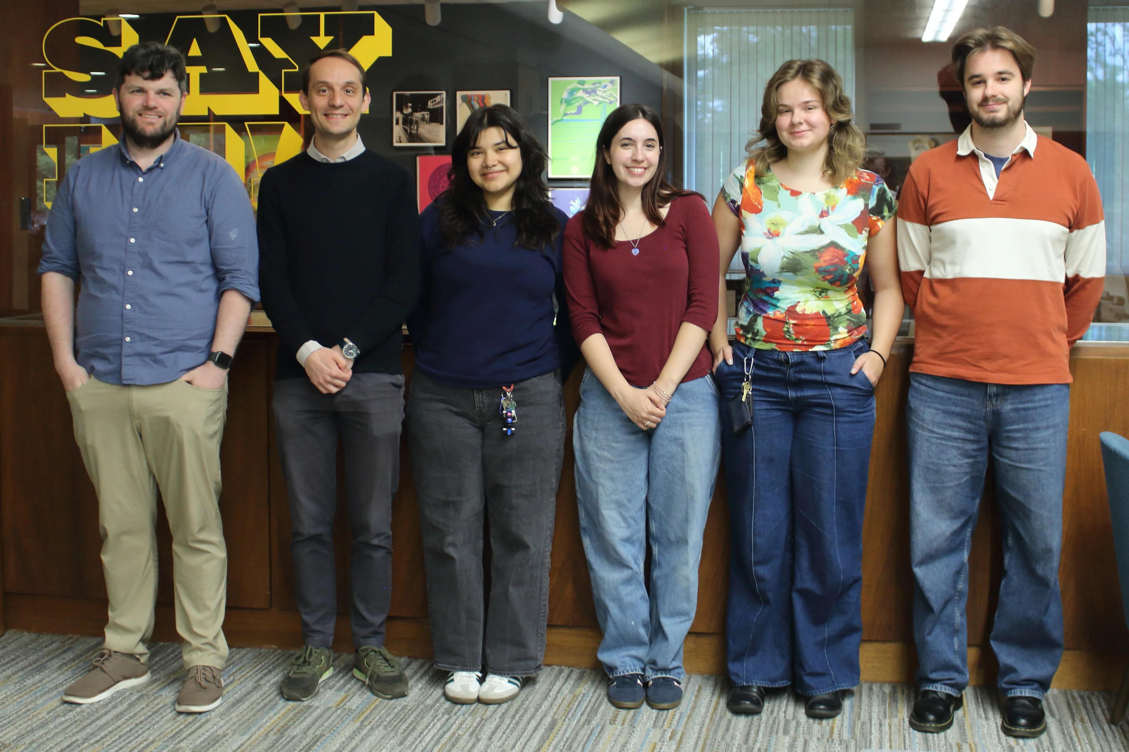 Group picture of the faculty, students, and staff who worked on the Transnational Italian Studies Project
